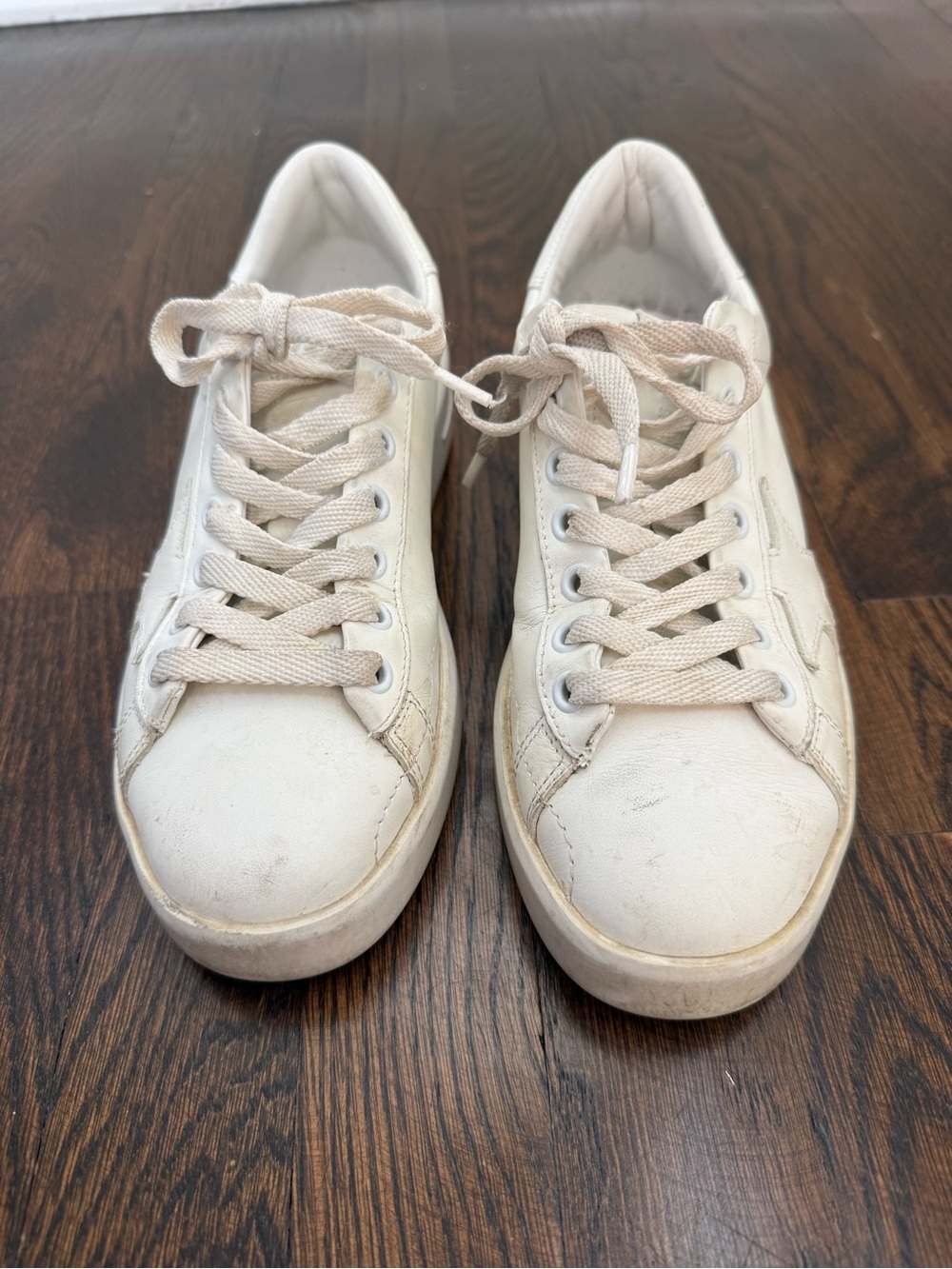 Golden Goose Pure Star White Sneakers size 36 - Picture 4 of 10